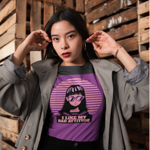 ICH MAG MEINE SCHLECHTE ATTITUDE DAMALS GOTHISCHE T-Shirt