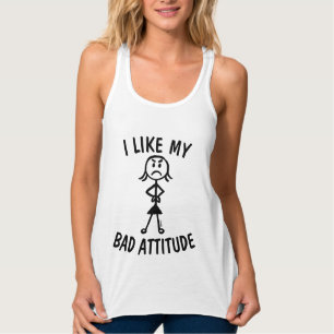 ICH MAG MEINE SCHLECHTE HALTUNG, meine Damen Funny Tank Top