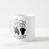 Ich mag meine Taschen Fett nicht flach Kaffeetasse (Vorderseite Links)