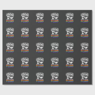 Ich mag meine Tee stark und meine Freunde fließend Geschenkpapier