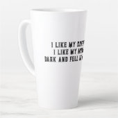 Ich mag meinen Kaffee so wie meine morgendlichen T Milchtasse (Linke Ecke)