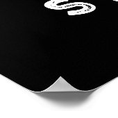 Ich mag meinen Kaffee starken Funny Drink Pun Dark Poster (Ecke)