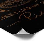 Ich mag meinen Quellcode wie mein Jesus Risen Spaß Poster (Ecke)