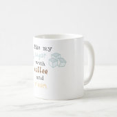 Ich mag meinen Zucker mit Kaffee und Creme Kaffeetasse (VorderseiteRechts)