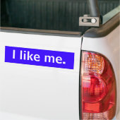 Ich mag mich autoaufkleber (Auf Lkw)