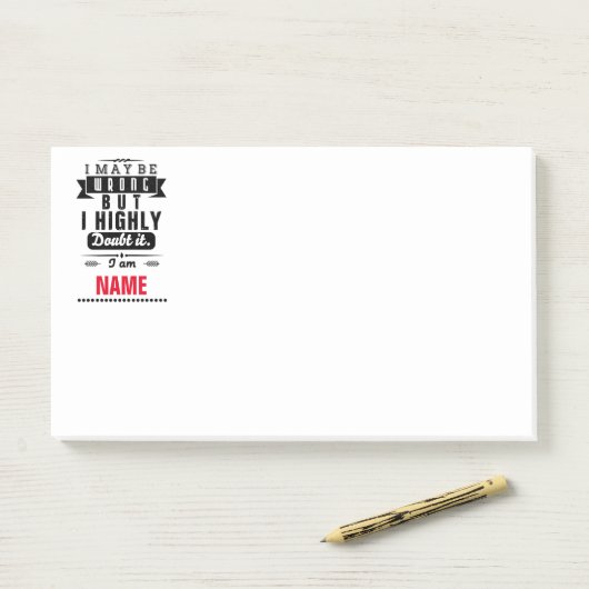 Ich mag mich irren, aber ich bezweifle es sehr post-it klebezettel (Auf Schreibtisch)