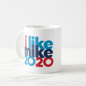 Ich mag Mike 2020 Kaffeetasse (Vorderseite Links)