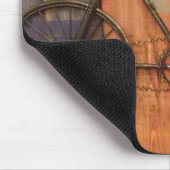 Ich mag mit dem Fahrrad reiten Mousepad (Ecke)