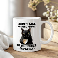 Ich mag Morgenmenschen keine sarkastische schwarze