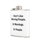 Ich mag Morgenmenschen nicht Flachmann (Links)