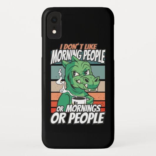 Ich mag Morgenmenschen nicht oder Morgen oder Mens Case-Mate iPhone Hülle (Rückseite)