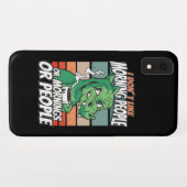 Ich mag Morgenmenschen nicht oder Morgen oder Mens Case-Mate iPhone Hülle (Rückseite (Horizontal))