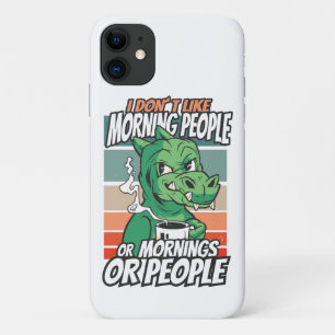 Ich mag Morgenmenschen nicht oder Morgen oder Mens Case-Mate iPhone Hülle
