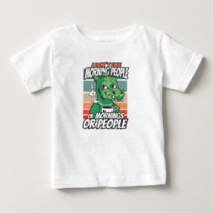 Ich mag Morgenmenschen oder Morgen oder Menschen n Baby T-shirt