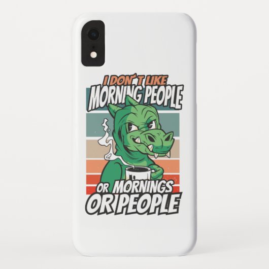 Ich mag Morgenmenschen oder Morgen oder Menschen n Case-Mate iPhone Hülle (Rückseite)