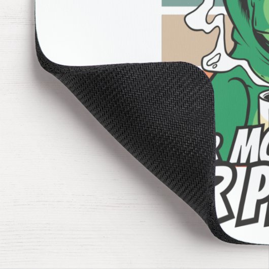Ich mag Morgenmenschen oder Morgen oder Menschen n Mousepad (Ecke)