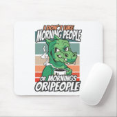 Ich mag Morgenmenschen oder Morgen oder Menschen n Mousepad (Mit Mouse)