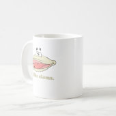 Ich mag Muscheln Kaffeetasse (Vorderseite Links)