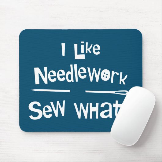 Ich mag Needlework Mousepad (Mit Mouse)