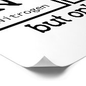 Ich mag nervös sein, aber nur periodisch poster (Ecke)