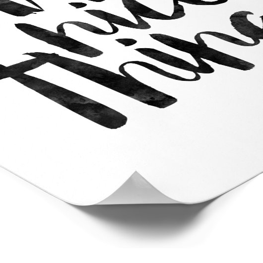 Ich mag nette Dinge Poster (Ecke)