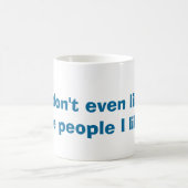 Ich mag nicht Leute-Tasse Kaffeetasse (Mittel)