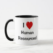 Ich mag nicht Personal. I Liebe.! Tasse (Links)