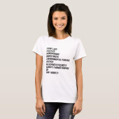 Ich mag nicht T-Shirt (Vorne ganz)