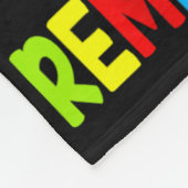 Ich mag nicht verbal sein, aber meine Mutter erinn Fleecedecke (Ecke)