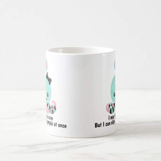 Ich mag Niedliche Slap 8 People Funny Octopus auss Kaffeetasse (Mittel)