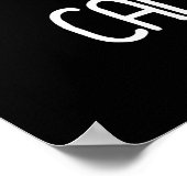 Ich mag nur Calico Cats Ok? Niedlich Calico Cat Poster (Ecke)