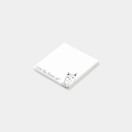 Ich mag nur Lamas Post it Note Post-it Klebezettel (angewinkelt)