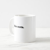 Ich mag Nüsse. Kaffeetasse (Vorderseite Links)