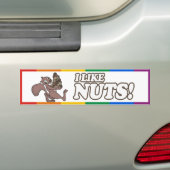 ICH MAG NUTS -.png Autoaufkleber (Auf Auto)