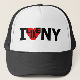 Ich mag NY Hut 1 Truckerkappe