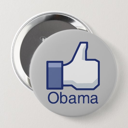 ICH MAG OBAMA BUTTON (Vorne & Hinten)