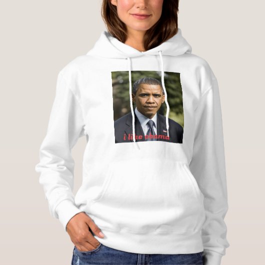 Ich mag Obama Hoodie (Vorderseite)
