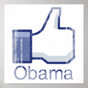 ICH MAG OBAMA Vintage.png Poster