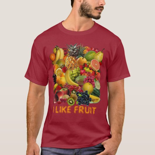 Ich mag Obst 🍉 🍊 🍏 🍓 T-Shirt (Vorderseite)