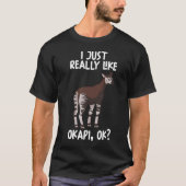 Ich mag Okapi Ok T-Shirt (Vorderseite)