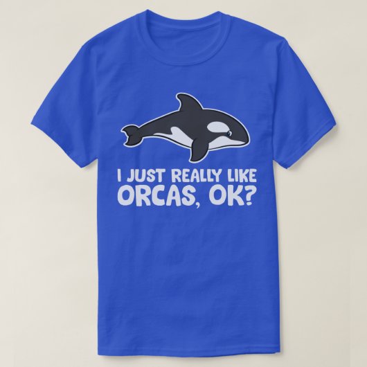 Ich mag Orcas Liebe Orca Whales Pullover (Design vorne)