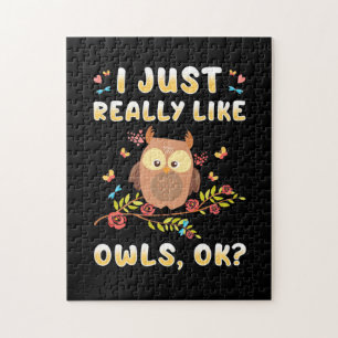 Ich mag Owls einfach so. Puzzle