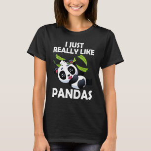 Ich mag Pandas Niedlichen Riesen Panda 2 T-Shirt