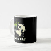 Ich mag Pandas Ok Pandas wirklich Kaffeetasse (Vorderseite Links)