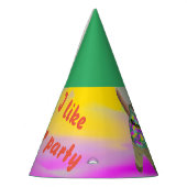 Ich mag Party - Party Hut Partyhütchen (Links)