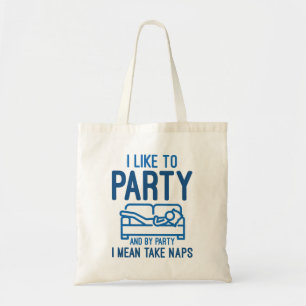 Ich mag Party Tragetasche