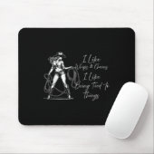 Ich mag Peitschen und Ketten, ich mag daran gefess Mousepad (Mit Mouse)