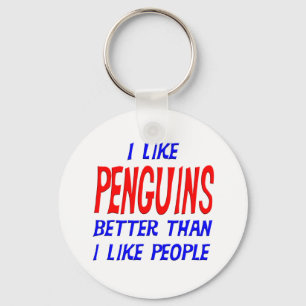 Ich mag Penguins besser, als ich Schlüsselanhänger