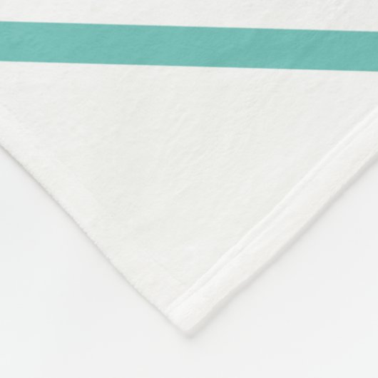 Ich mag Pferde in Marine Green Fleecedecke (Ecke)