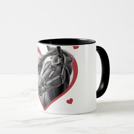 Ich mag Pferde neu 2 Tasse (VorderseiteRechts)